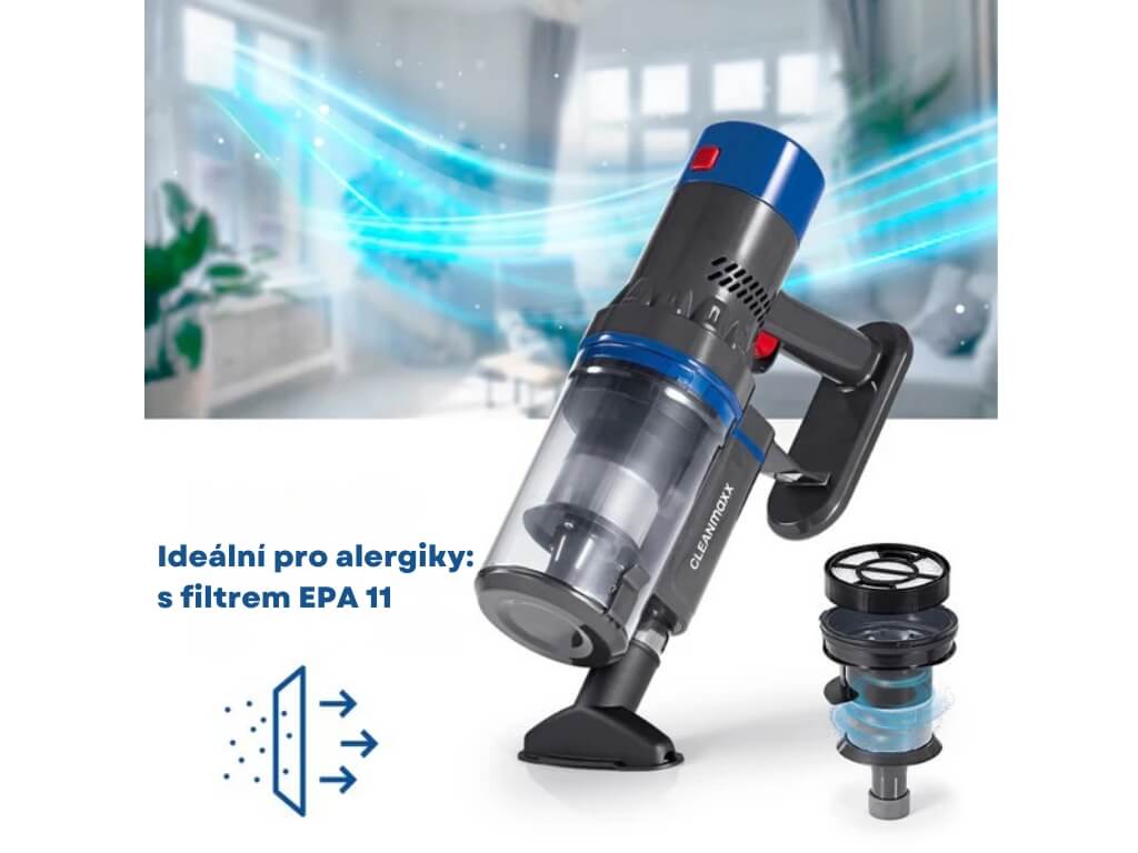 CleanMaxx AKU tyčový a ruční vysavač 2v1 ATV-15630 (4)